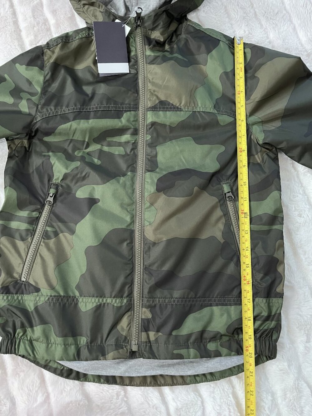 NWT Kids GAP Camo Windbreaker Jacket (Green) M / 8 - Picture 13 of 13